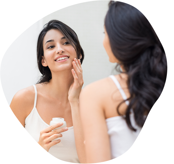 Healthy senior woman